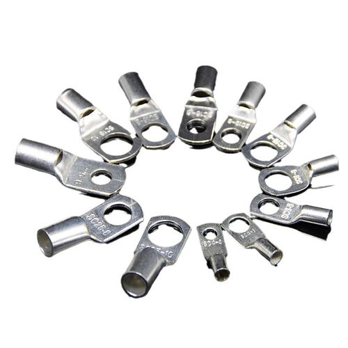 直供100窥口铜管端子SC铜鼻子接线端子+R120黑色热缩管 - 图3