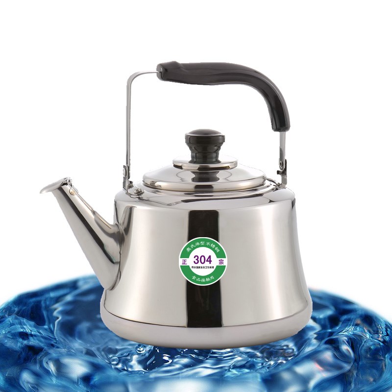 加厚304不锈钢鸣i笛烧水壶 1L1.5L2L3L4L5L6L7L鸣音煤气电磁炉水 - 图0