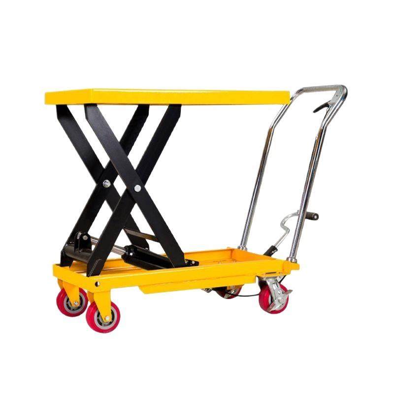 液压移动剪叉式小型升降平台货物搬运手推升降机升降平台车,淘宝优惠券,粉丝福利购,淘宝优惠卷