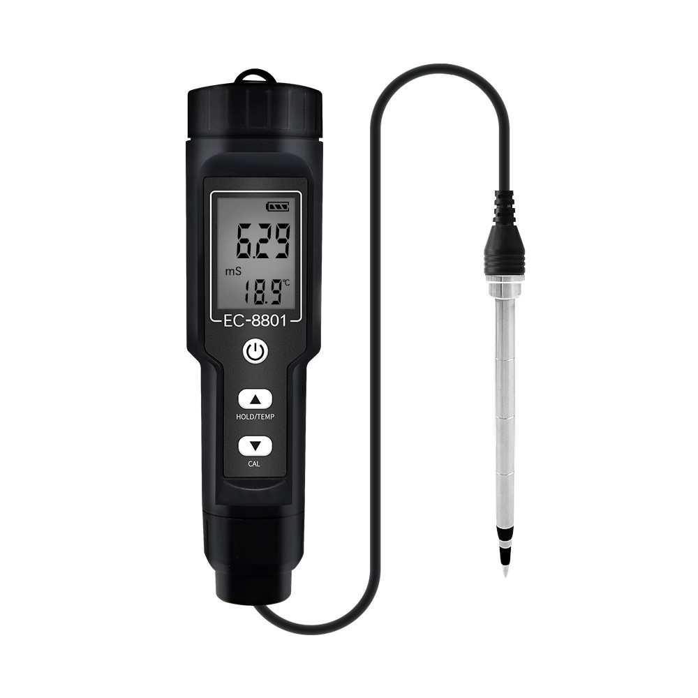 EC-8801新型EC/TEMP土壤试验器花园、盆栽植物园艺农业农场测试仪 - 图1