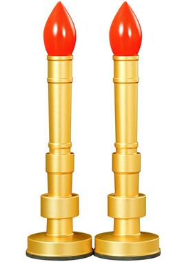 纯合金电蜡烛家用财神灯插电充电供佛灯电烛灯供灯电烛台长明灯