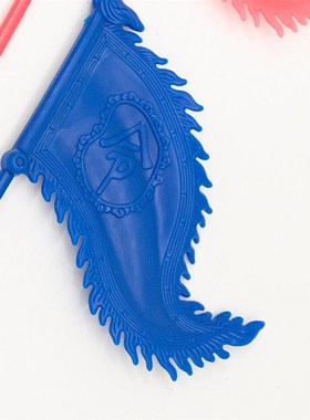 五行旗 报马配件宝剑五色旗子 关公配件五行旗塑料法器