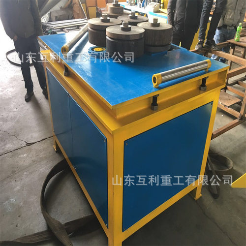 角钢槽钢法兰弯曲机 角钢C型钢盘圈机 液压角铁卷圆机 - 图2