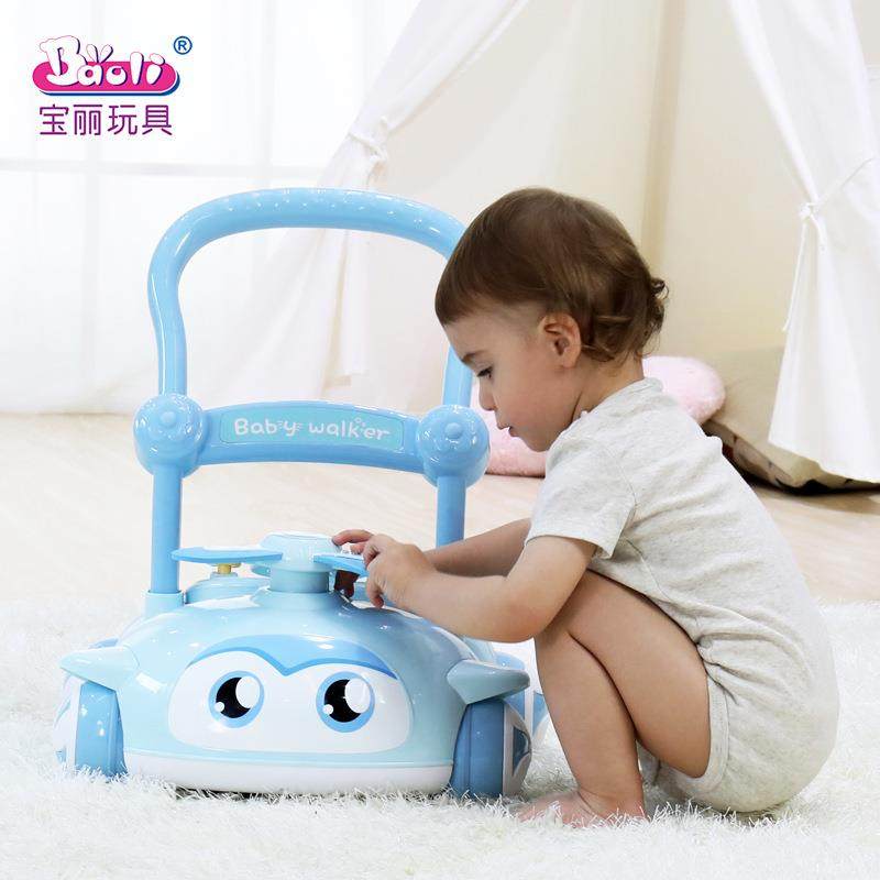 宝丽儿童学步车周岁婴儿宝宝多功能音乐防侧翻走路手推助步车玩具,淘宝优惠券,粉丝福利购,淘宝优惠卷