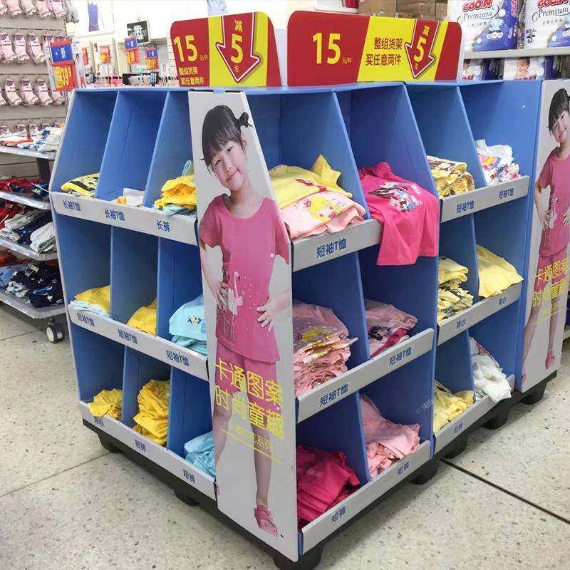 瓦楞纸纸地堆百货堆头形象纸货架pvc雪弗板展示架收银台展示柜,淘宝优惠券,粉丝福利购,淘宝优惠卷