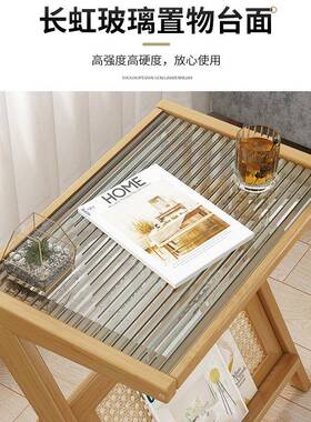 茶几置物架简约小户型小桌子茶水间移动茶台客厅家用沙发边几桌