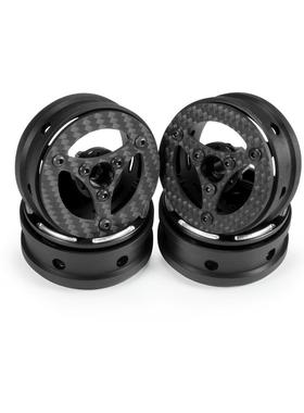 1.9寸碳纤维轻量化轮毂适用于1/10RC遥控攀爬车SCX10D90Capra