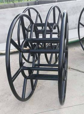 电力张力机线盘牵引绳支架绕线轴钢丝绳线盘架防扭钢丝绳放线