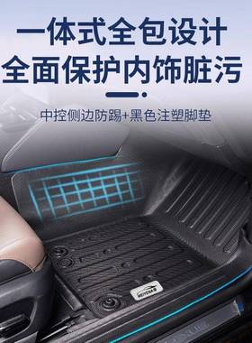 17-24款别克君威专用TPE脚垫全包围包门槛GS车内装饰用品改装配件