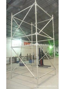 番禺工厂供应钢铁雷亚镀锌管架背景架舞台TRUSS架钢铁背景大型演