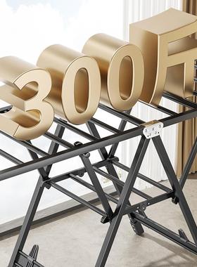 折叠晾衣架客厅阳台晾晒被子架落地式家用室内外庭院晾衣架子