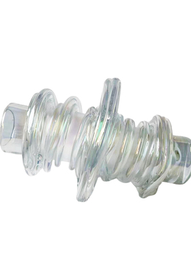 现代简约玻璃花瓶轻奢样板房几何花器创意软装饰品客厅玄关电视柜