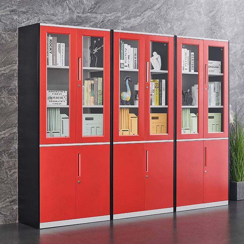 【折扣价】彩色办公室文件柜铁皮书柜钢制档案资料大器械储物带锁,淘宝优惠券,粉丝福利购,淘宝优惠卷
