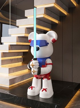 大型雕塑落地摆件客厅电视柜旁艺术品潮玩网红装饰品轻奢高档公仔