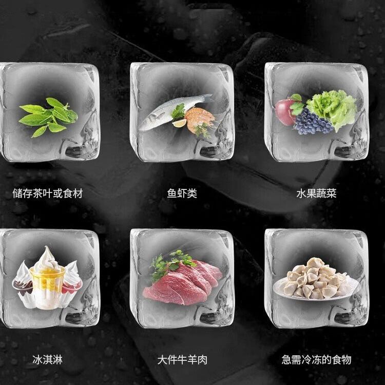 冰柜商用展示柜大容量雪糕柜弧形玻璃门组合岛柜卧式冷藏冷冻冰箱 - 图1