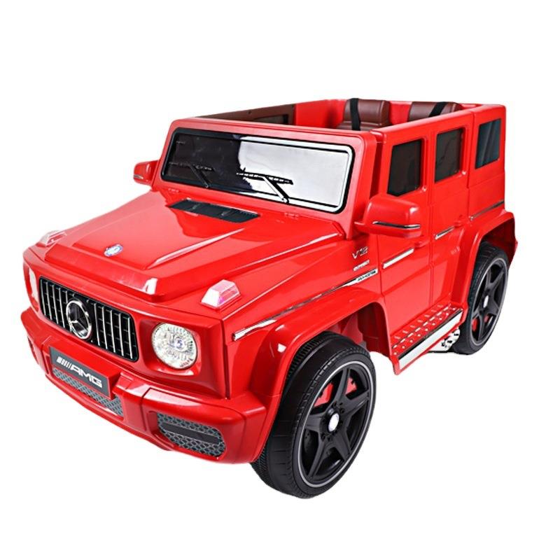 新款G65儿童电动汽车四轮越野遥控玩具车可坐人宝宝四驱充电童车 - 图3