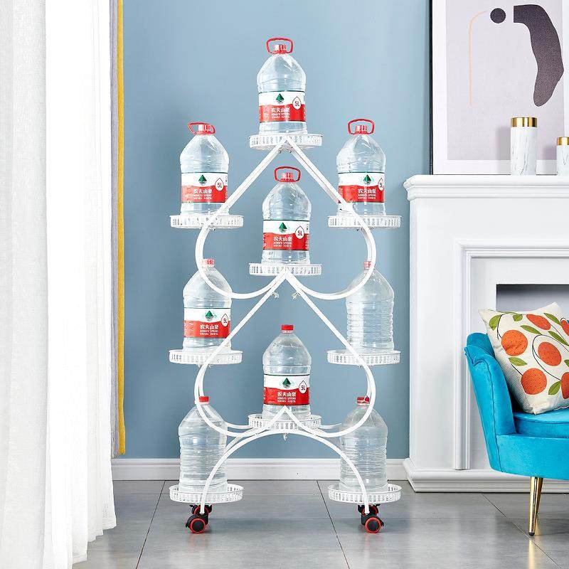 花架置物架铁艺多层带轮落地式绿萝花盆架客厅阳台心型花架子家用,淘宝优惠券,粉丝福利购,淘宝优惠卷