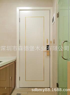 实木复合门免漆烤漆房门家用单开门室内木门卧室门酒店平开门
