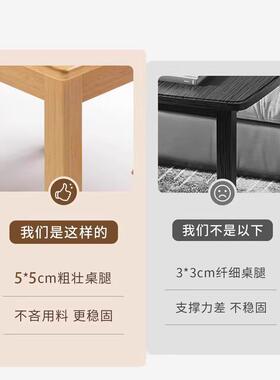 小茶桌家用阳台小茶台新中式实木芯客厅茶桌椅组合办公室泡茶桌子