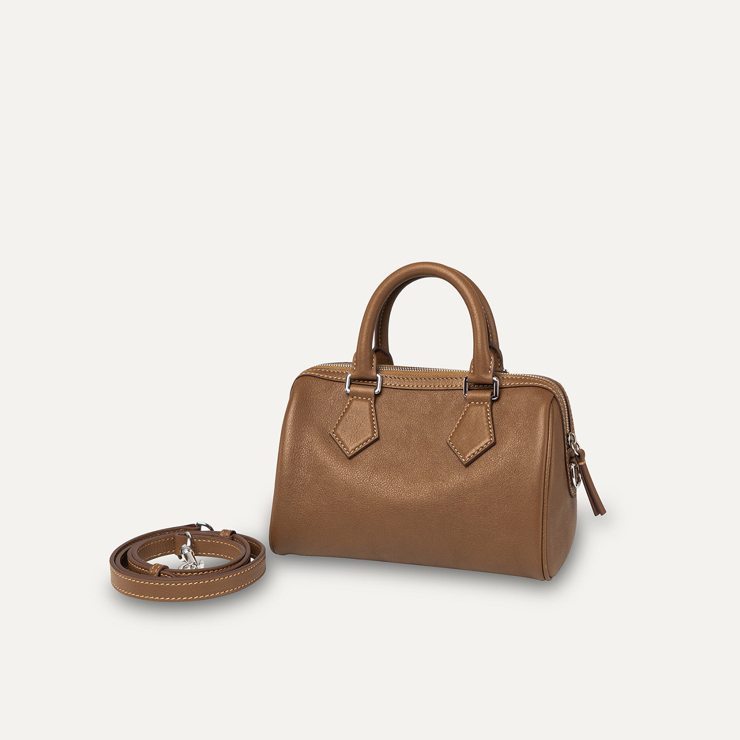 MATERGEA真皮女包波士顿手提单肩斜挎拉美轻奢小众品牌简约休闲女,淘宝优惠券,粉丝福利购,淘宝优惠卷