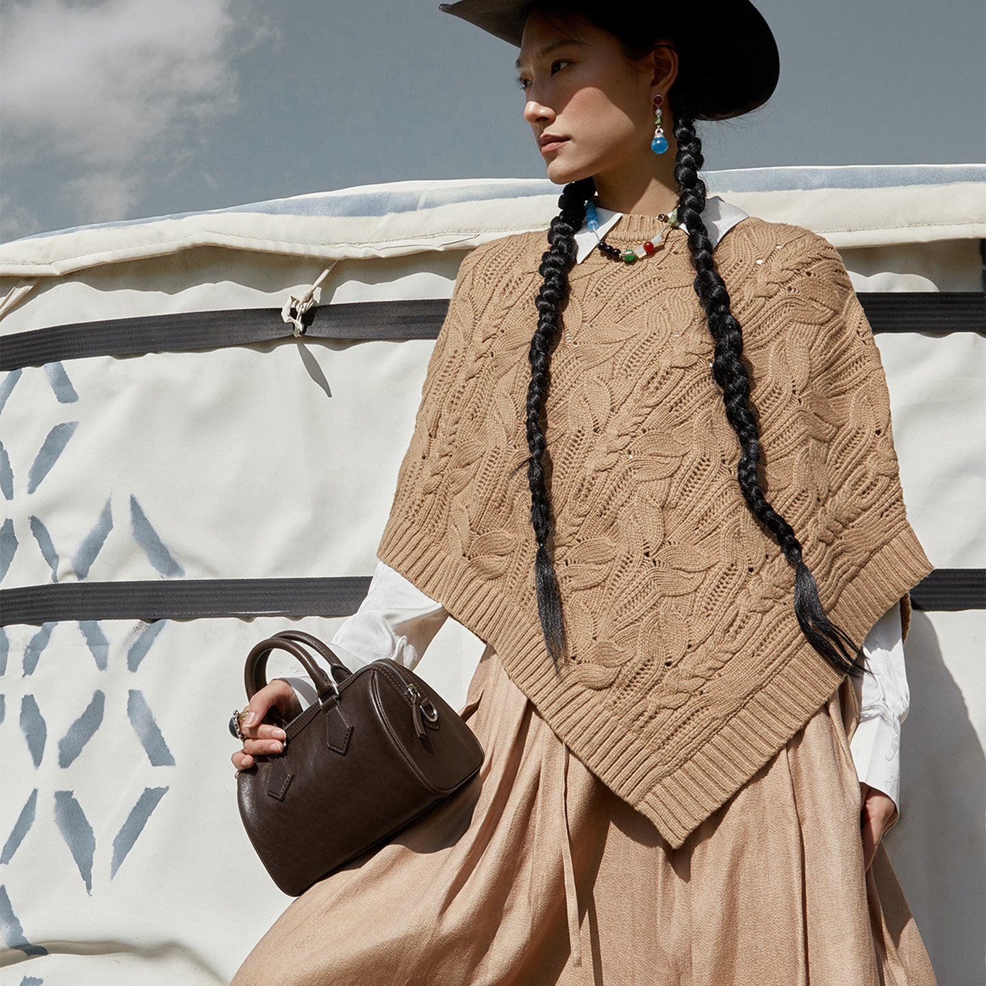 MATERGEA真皮女包波士顿手提单肩斜挎拉美轻奢小众品牌简约休闲女,淘宝优惠券,粉丝福利购,淘宝优惠卷