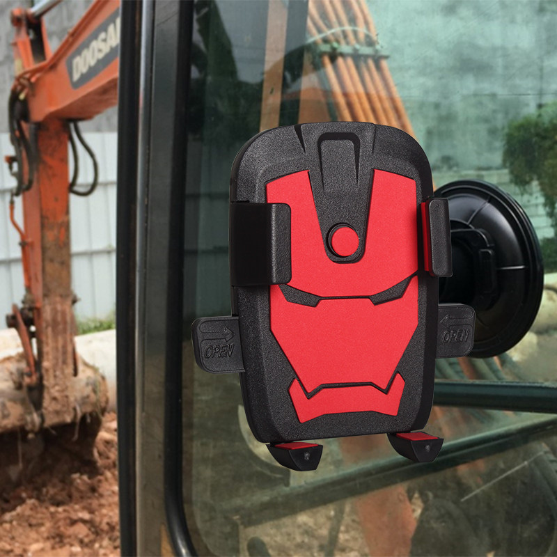 车载手机支架吸盘式前挡玻璃汽车手机架挖掘机货车铲车通用款防震,淘宝优惠券,粉丝福利购,淘宝优惠卷