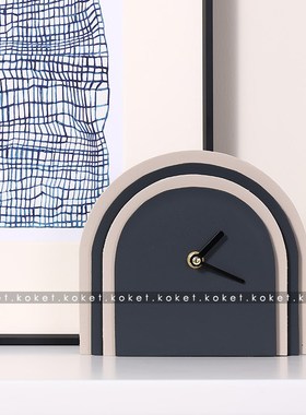 Koket蔻可 现代轻奢风样板间高级感边柜壁炉家居桌面装饰品摆件