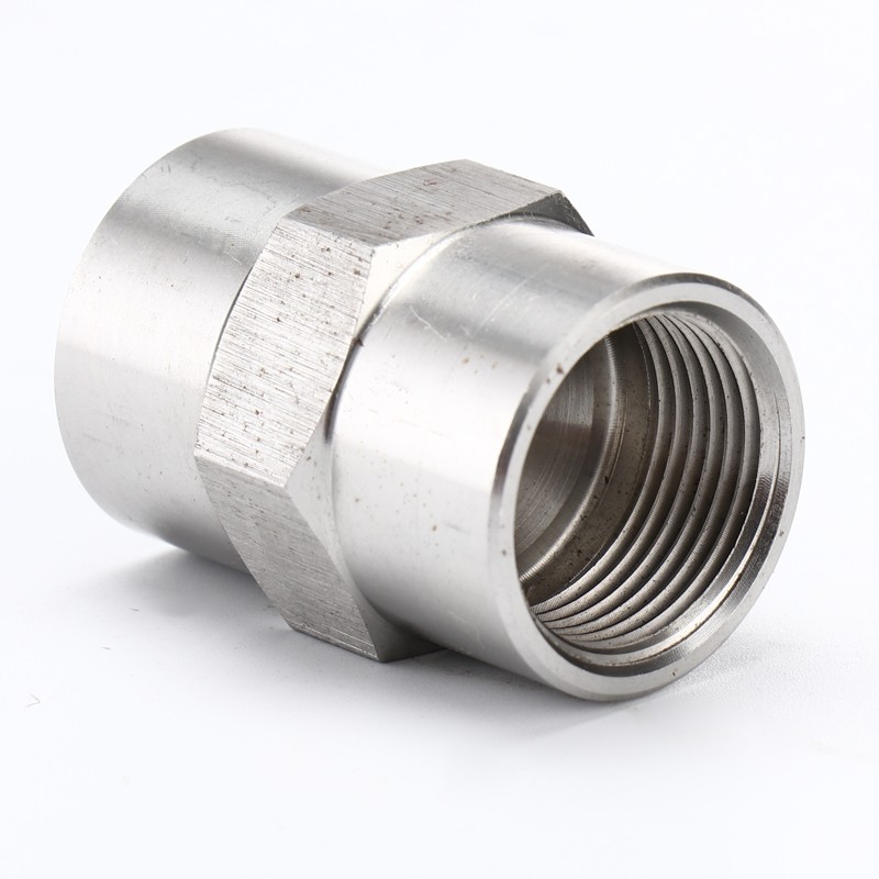 不锈钢定制加工单头丝宝塔接头焊接宝塔鱼鳞扣竹节水嘴内外丝接头 - 图1