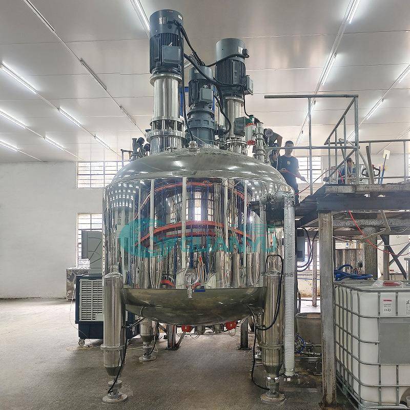 搅拌器乳化均质机身体乳护手霜面膜设备真空电热涂抹均质乳化机 - 图1