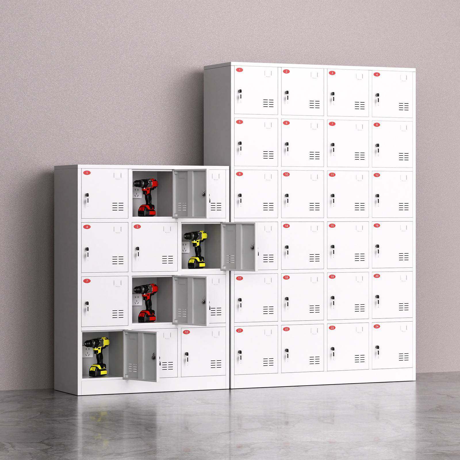 电动工具充电柜灰白工地配电寄存柜工地电动扳手充电箱平板充电柜,淘宝优惠券,粉丝福利购,淘宝优惠卷