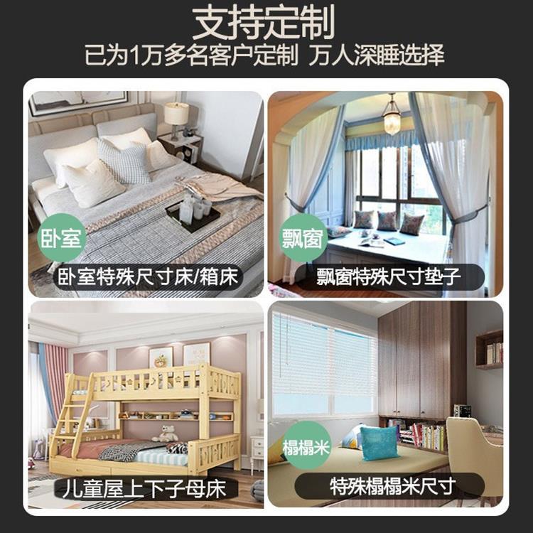 榻榻米床垫软垫家用单人宿舍防潮防滑可折叠乳胶海绵垫子可 - 图0