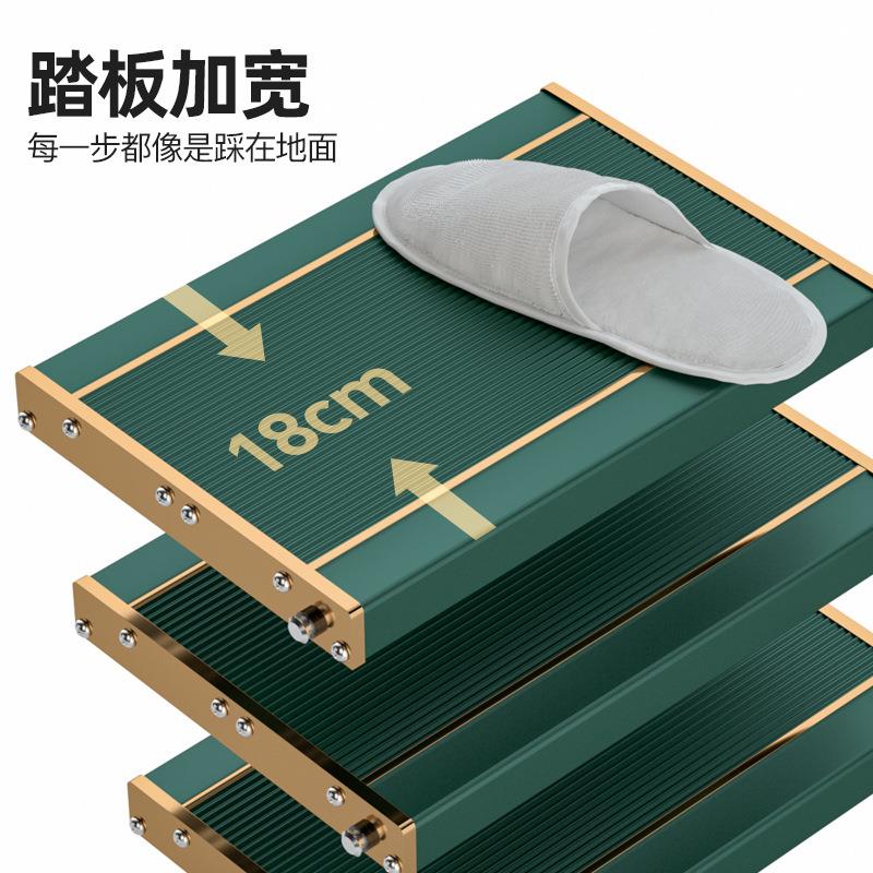 家用梯子室内折叠人字梯多功能安全梯铝合金加厚三步梯家用小楼 - 图2