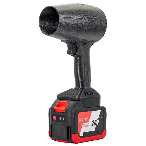 包邮64涵道暴力风扇洗车吹水除尘除雪无刷大功率涡轮吹水机锂电鼓 - 图0