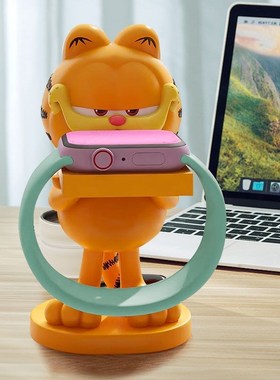 手表充电支架25年苹果华为通用iwatch底座托架蜡笔小新小摆件