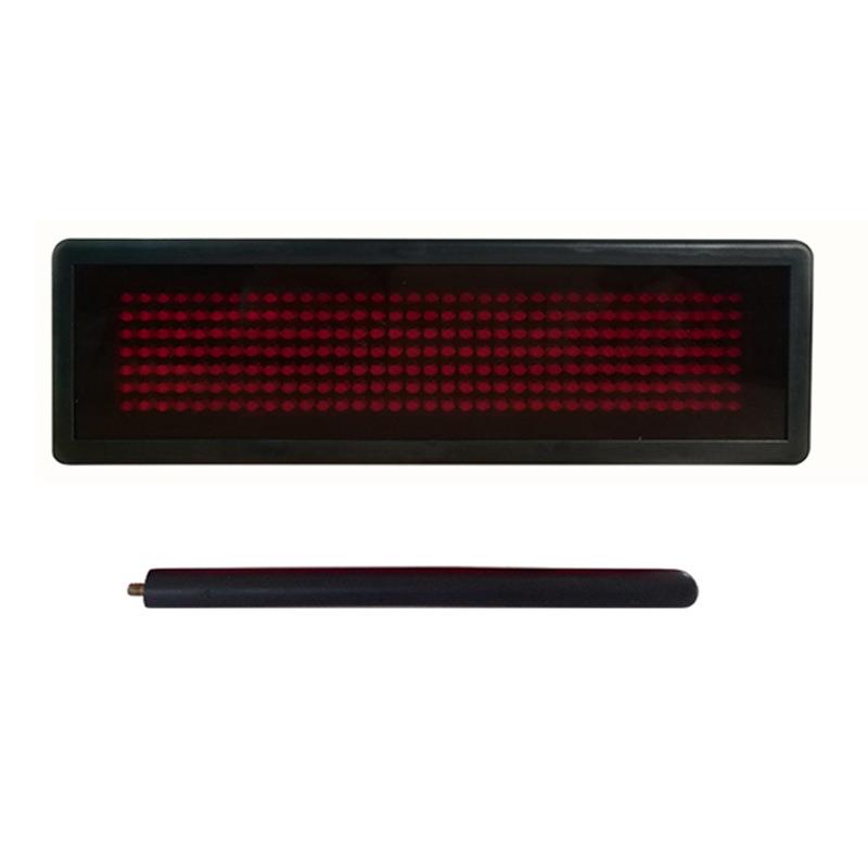 P3.66-12X56红色手持式横向滚动信息LED迷你信息接机牌显示屏 - 图0