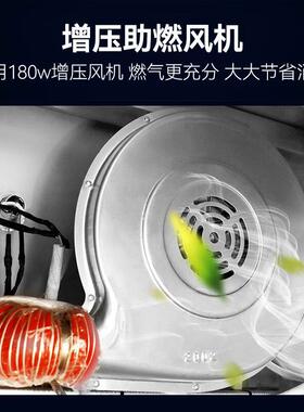 喜莱831式盛商用燃气灶台广3天然气猛火灶食堂加厚04不锈1.3mm钢