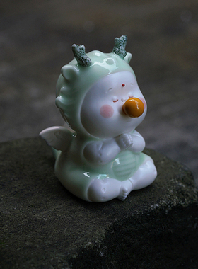 陶瓷可爱摆件生肖桌家居客装物面厅饰工艺礼品摆饰礼物