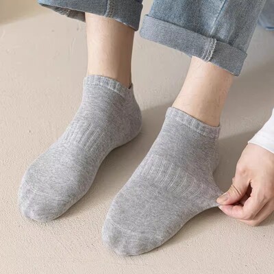 袜子男短筒袜男士袜子吸汗透气长筒袜篮球袜白色男袜白色白塔袜子