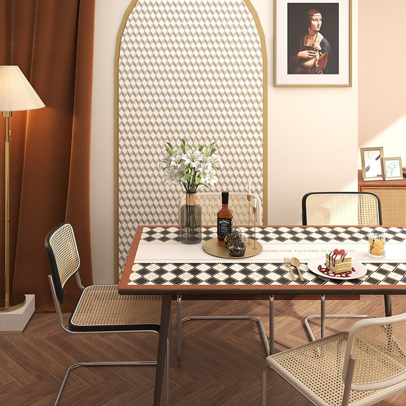 罗马复古轻奢Q弹硅胶餐桌布皮革防水防油免洗防烫茶几桌垫,淘宝优惠券,粉丝福利购,淘宝优惠卷