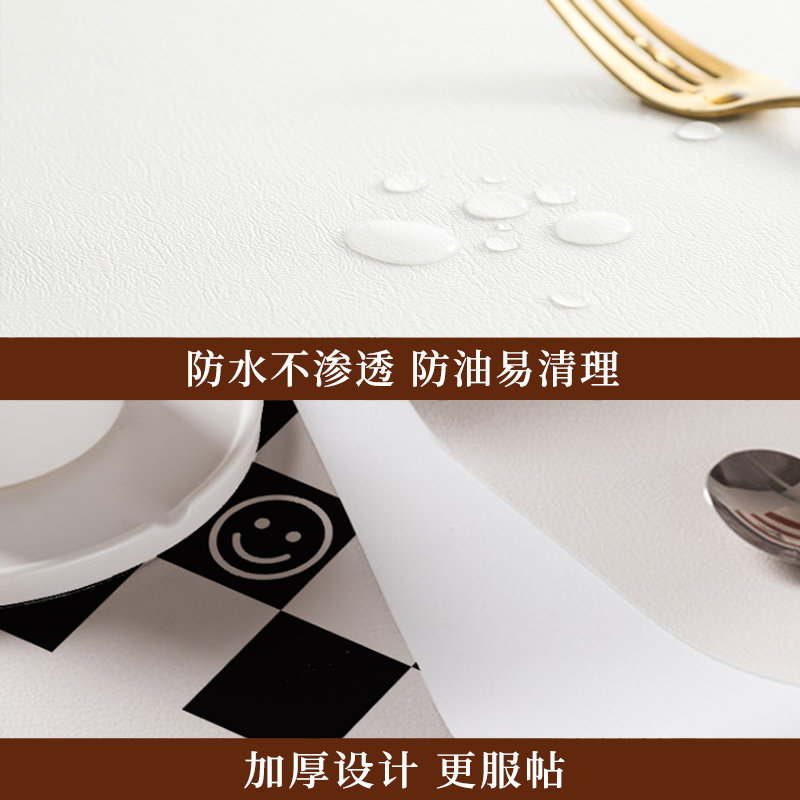 罗马复古轻奢Q弹硅胶餐桌布皮革防水防油免洗防烫茶几桌垫,淘宝优惠券,粉丝福利购,淘宝优惠卷