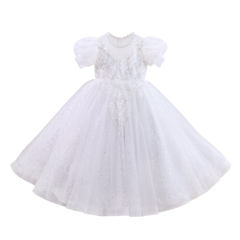 儿童礼服公主裙高端女童钢琴演出服洋气小主持人生日花童婚纱夏季,淘宝优惠券,粉丝福利购,淘宝优惠卷