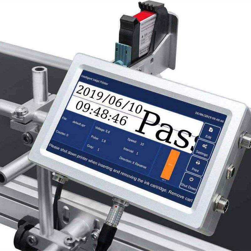 小型高解析全自动喷码机流水线打生产日期条码高清在线,淘宝优惠券,粉丝福利购,淘宝优惠卷