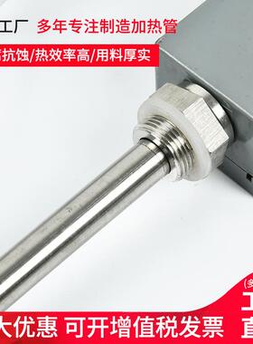 土暖气片电热管带温控带漏保插头加热管不锈钢加热棒暖气片加热管