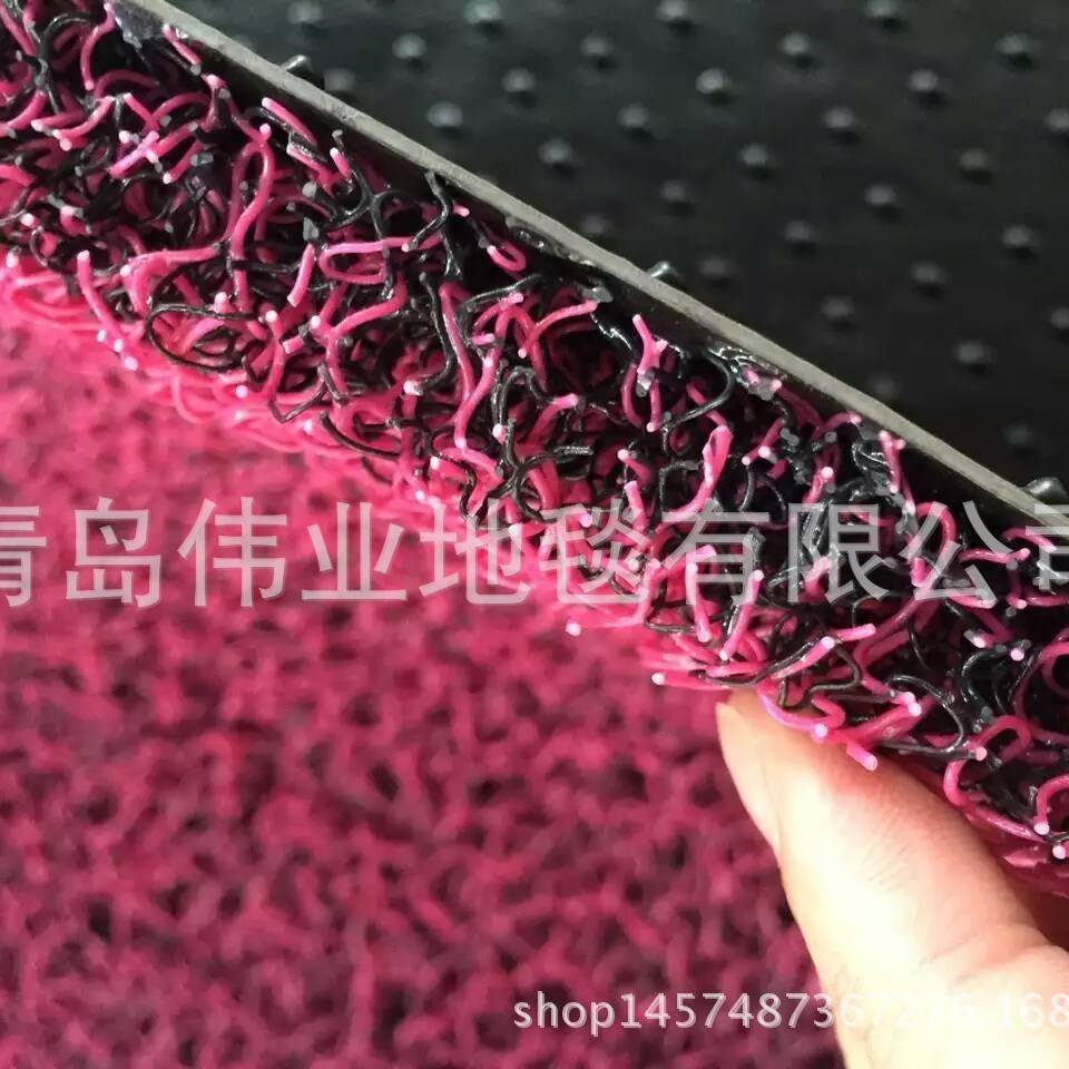 12mm订底汽车脚垫双色地垫拉丝地垫加工 - 图2