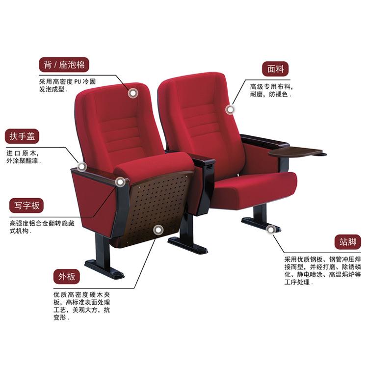 直销礼堂椅联排椅多媒体阶梯座椅学校会议室报告厅椅电影院椅 - 图3
