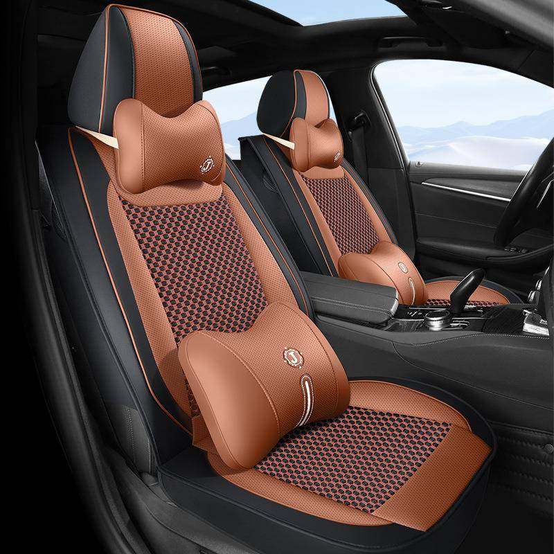 网红汽车坐垫25款秋天坐套四季通用专用座椅套全包夏季冰丝座垫,淘宝优惠券,粉丝福利购,淘宝优惠卷