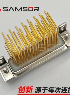 J30J-51TJWP7连接器弯插印制板J30J-51芯插头矩形航空连接器