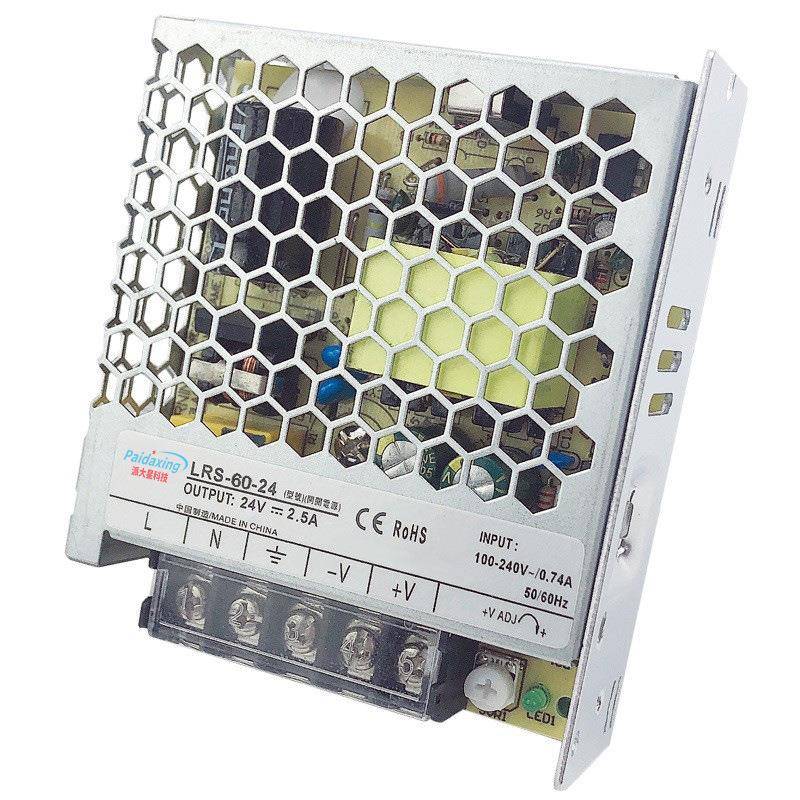 LRS-60-12开关电源12V5A24V2.5A超薄款LED灯条灯箱带显示器直流 - 图3