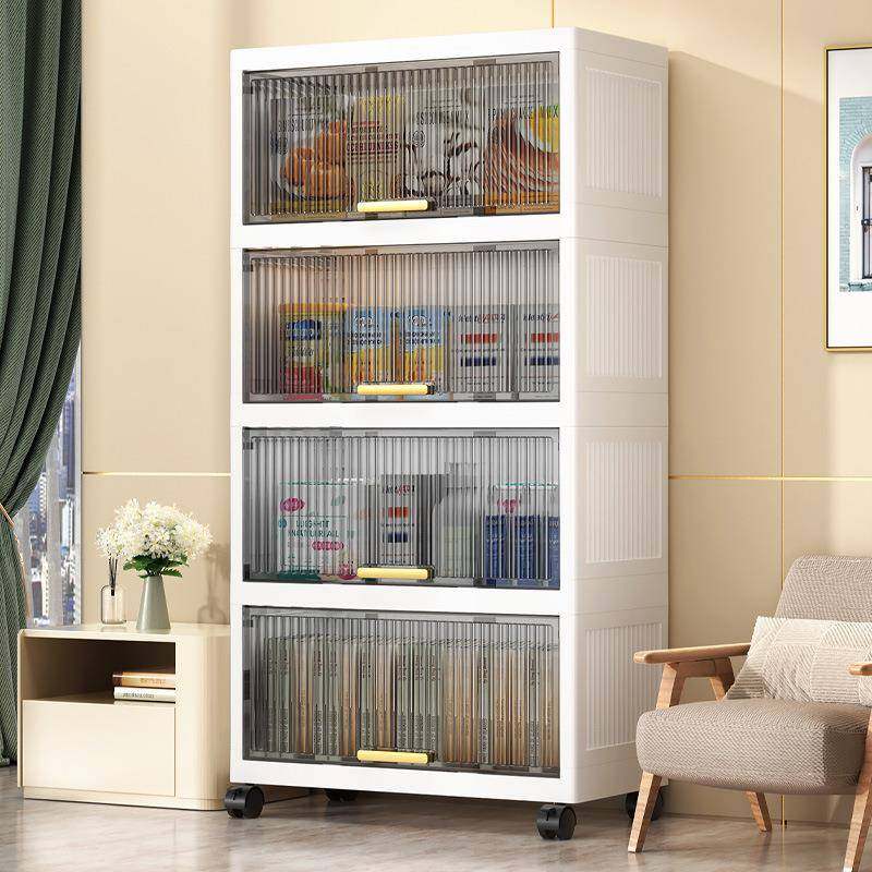 【折扣价】折叠收纳柜免安装大号家用卧室儿童衣柜厨房置物柜多层,淘宝优惠券,粉丝福利购,淘宝优惠卷