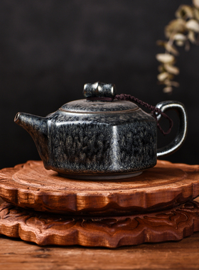 实木莲花底座奇石瓶花头茶壶托盘圆形托摆木质架饰